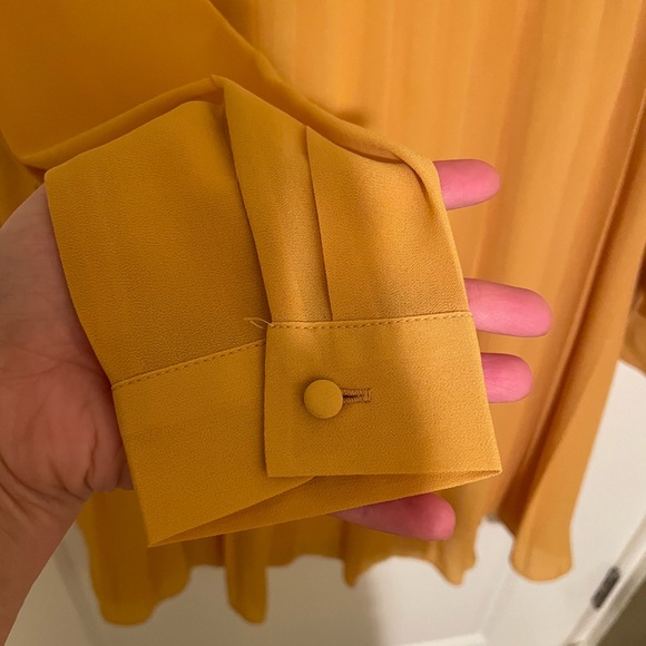 Rachel Parcell, Mustard Dress, Size Medium - Picture 3 of 8